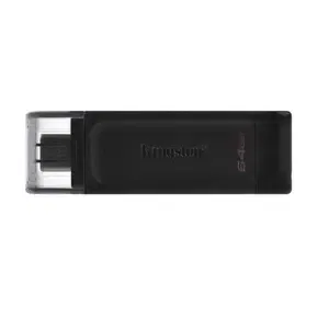 Stick USB Kingston DataTraveler 70, 64GB, USB 3.2 Type-C (Negru)