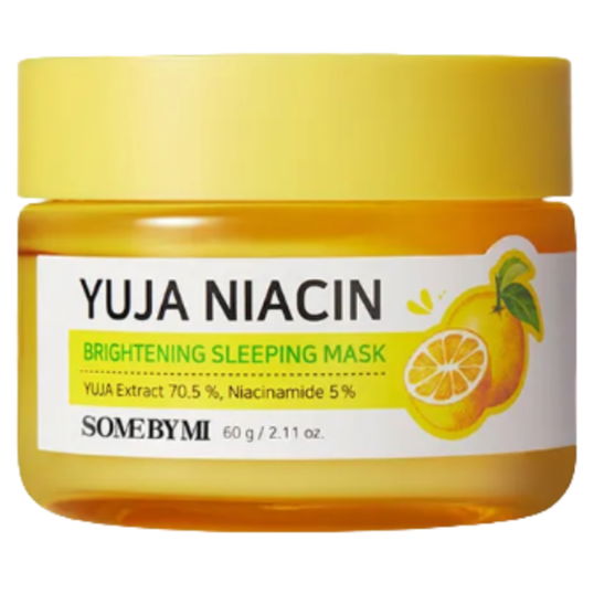 Masca de noapte anti-blemish cu yuja si niacina Niacin Line, 60ml, Some By Mi