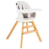 Scaun de masa 3 in 1 copii JUJU Eat&Twist JU1021-Grey (Gri)