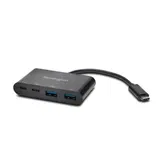 HUB USB KENSINGTON K39124EU, USB 3.0 x 2, USB 3.1 Type C x 2 (Negru)