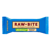 Baton fara gluten si fara zahar cu cacao fina bio Smooth Cacao, 45g, Raw Bite