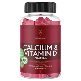 Calciu + Vitamina D ursuleti gumati vegani, 60 jeleuri, Vitayummy