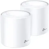 Sistem Mesh Wireless TP-Link Deco X20, Wi-Fi 6, Dual-Band, Gigabit, AX1800, cu acoperire completa pentru casa, Seamless Roaming, Self-Healing, Adaptive Path, Antivirus, Control Parental si Control Vocal, 2 pack (Alb)