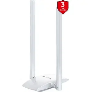 Adaptor USB Wireless Mercusys MW300UH, 300 Mbps, 2 Antene externe (Alb)