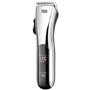Aparat de tuns Teesa CUT PRO X900 TSA0523, 5 Stari lungime, 4 Piepteni, Afisaj LED (Negru/Argintiu)