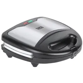 Sandwich maker Teesa Ceramic 3 in 1 TSA3221, 800 W, Grill / Waffle / Sandwich (Negru/Inox)