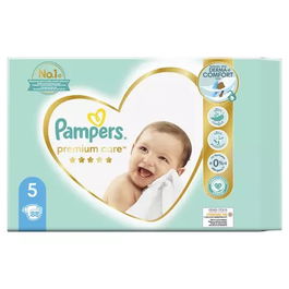 Scutece Premium Care Nr.5 pentru 11-16 kg, 88 bucati, Pampers