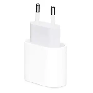 Incarcator retea Apple mhje3zm/a, USB-C, 20W, compatibil seria iPhone 12/13/14/15 (Alb)