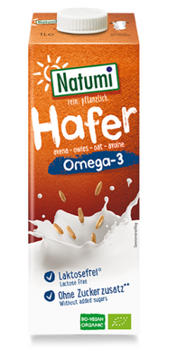 Bautura Bio din ovaz cu Omega 3, 1l, Natumi