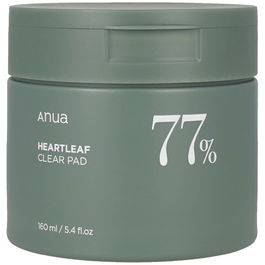 Dischete demachiante cu toner Heartleaf 77%, 70 bucati, Anua