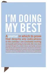 Knock Knock I'm Doing My Best Mini Inner Truth Journal, Hardcover - ***