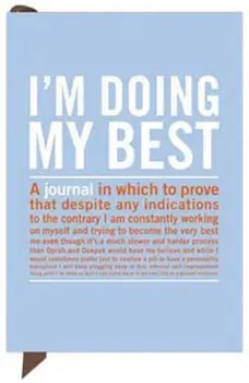 Knock Knock I'm Doing My Best Mini Inner Truth Journal, Hardcover - ***
