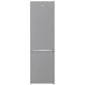 Combina frigorifica Beko RCSA406K40XBN, 386 l, Clasa E, Termostat reglabil, Iluminare LED, H 202.5 cm (Argintiu)