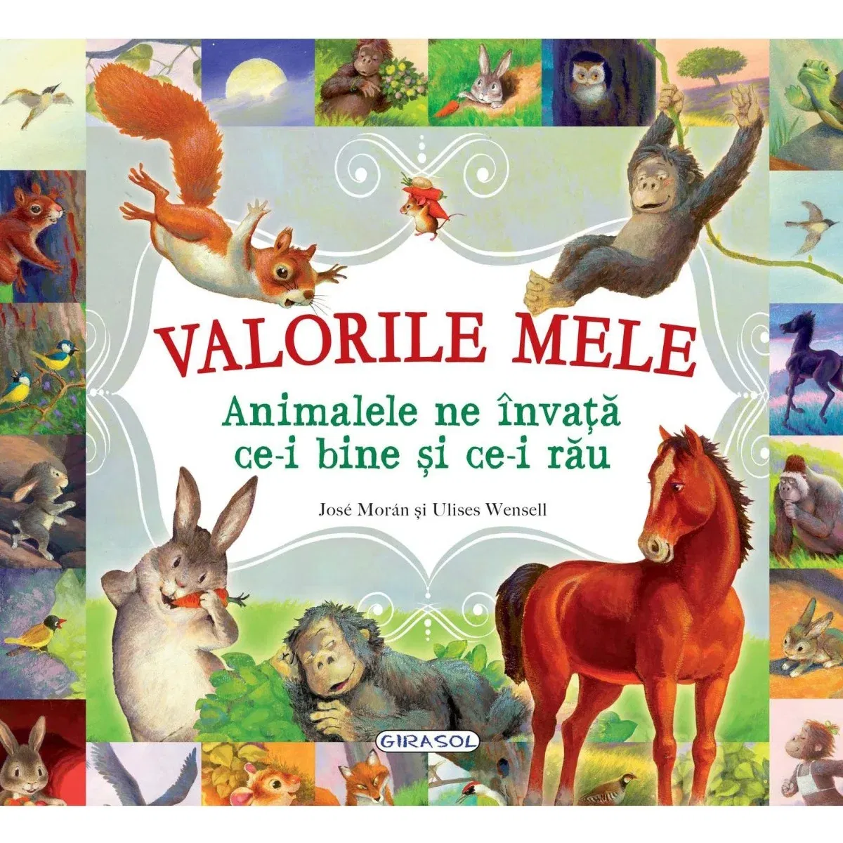 Carte Girasol - Valorile Mele - Animalele ne invata ce-i bine si ce-i rau
