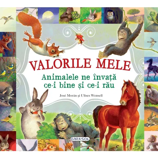 Carte Girasol - Valorile Mele - Animalele ne invata ce-i bine si ce-i rau