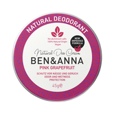 Deodorant natural crema Pink Grapefruit, 45g, Ben&Anna