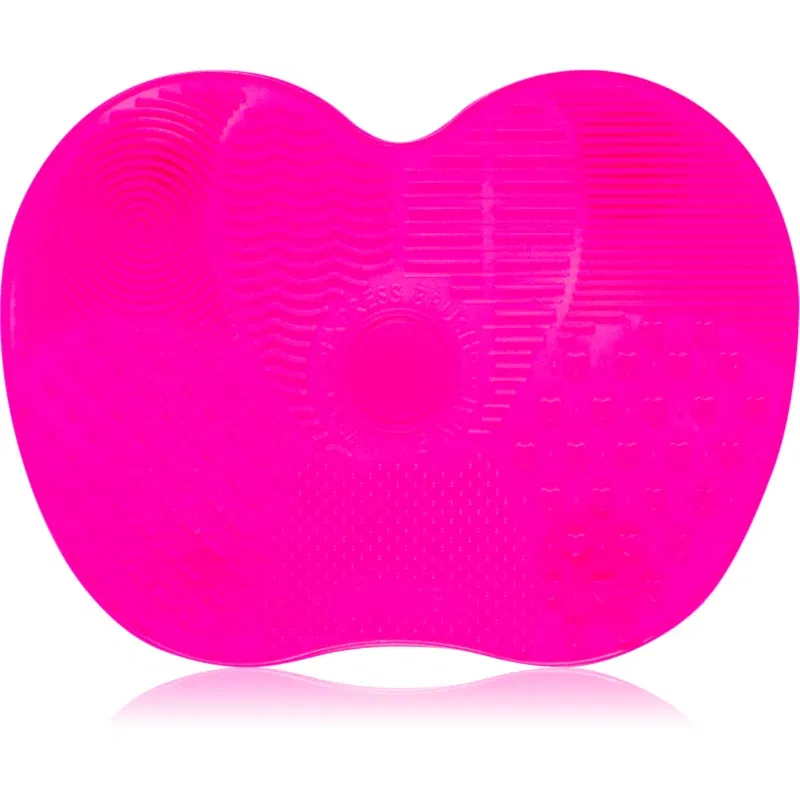 Lash Brow Silicone Make-up Brush Wash Matte Pink suport pentru curățarea pensulelor mărime S 1 buc
