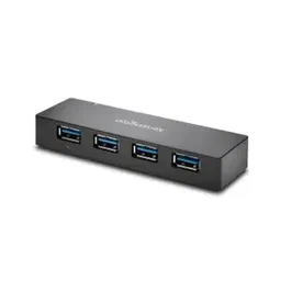 HUB USB KENSINGTON K39122EU, USB 3.0 x 4, alimentare retea 220 V (Negru)