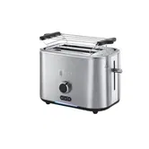 Prajitor de paine Russell Hobbs Velocity 24140-56, 2400 W, 2 felii, Prajire rapida, 11 trepte (Inox)