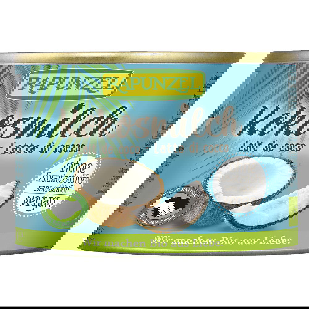 Lapte Bio de cocos, 200ml, Rapuzel