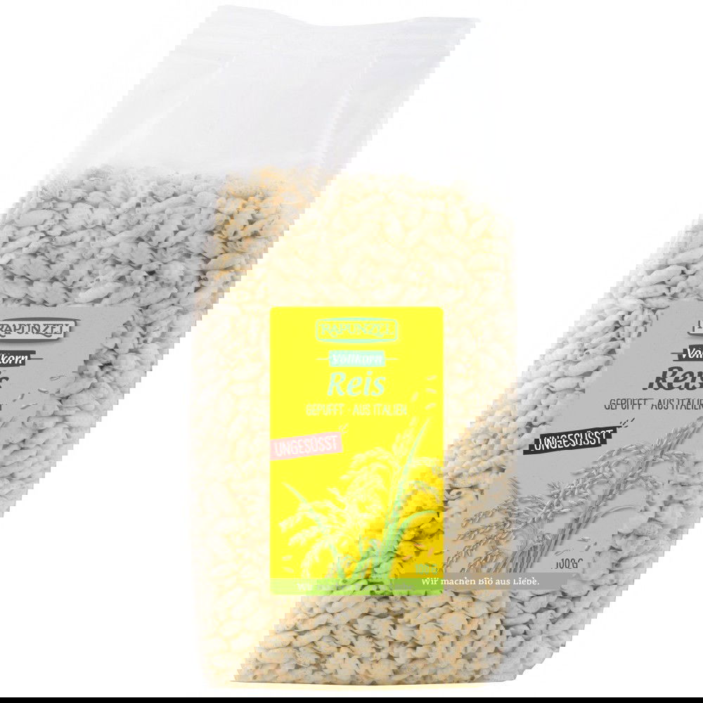 Orez integral expandat Bio, 100g, Rapunzel