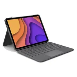 Husa cu tastatura Logitech Folio Touch 920‑009968 pentru iPad Air Gen 4 2020 (Gri)