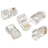 Mufe RJ-45 Gembird LC-8P8C-001/100, pentru cablu UTP, Cat5e, conector RJ-45 (T), plastic, 100 buc.