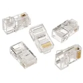 Mufe RJ-45 Gembird LC-8P8C-001/50, pentru cablu UTP, Cat5e, conector RJ-45 (T), plastic, 50 buc.