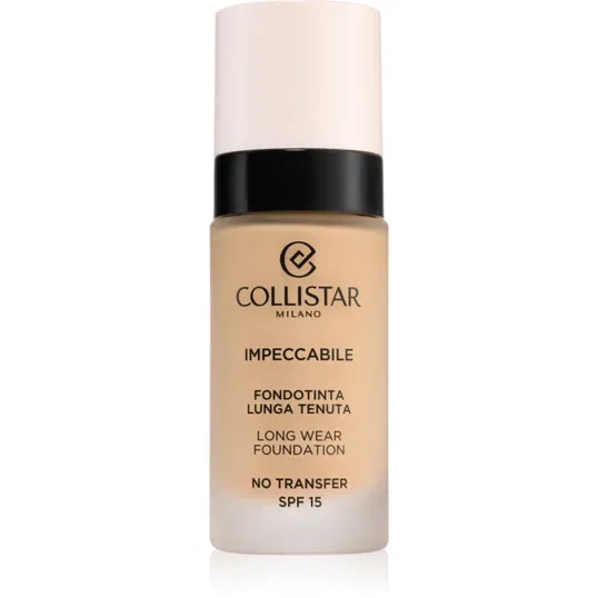 Collistar Impeccabile Long Wear Foundation machiaj persistent SPF 15 3R Rosy Natural 30 ml