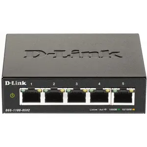 Switch D-Link SMART DGS-1100-05V2, Gigabit, 5 Porturi