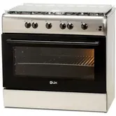 Aragaz LDK 6090 GRAI IX RMV NG, 5 Arzatoare, Gaz, Siguranta, Aprindere electrica, 90cm (Inox)