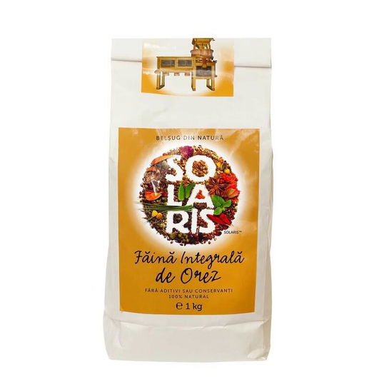 Faina integrala de orez, 1 kg, Solaris