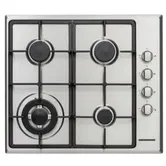 Plita incorporabila Heinner HBH-V4IWFSCIX, Gaz, 4 Arzatoare, Aprindere electrica integrata, Arzator Wok (Inox)