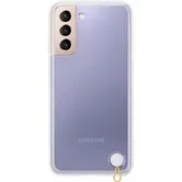 Protectie Spate Samsung Clear Protective Cover EF-GG991CWEGWW pentru Samsung Galaxy S21 (Transparent/Alb)