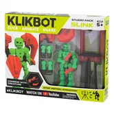 Set Figurina Robot articulat transformabil KlikBot Studio Pack, Green
