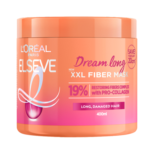 Masca de par Dream Long XXL Fiber Mask, 400ml, Elseve