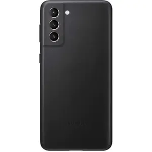 Protectie Spate Samsung Leather Cover EF-VG996LBEGWW pentru Samsung Galaxy S21 Plus (Negru)