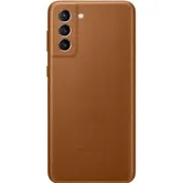 Protectie Spate Samsung Leather Cover EF-VG996LAEGWW pentru Samsung Galaxy S21 Plus (Maro)