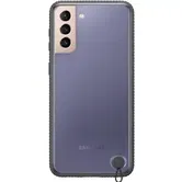 Protectie Spate Samsung EF-GG996CBEGWW pentru Samsung Galaxy S21 Plus (Transparent/Negru)