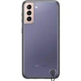 Protectie Spate Samsung EF-GG996CBEGWW pentru Samsung Galaxy S21 Plus (Transparent/Negru)