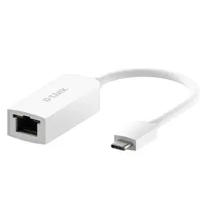Placa de retea D-Link DUB-E250, USB‑C (Alb)
