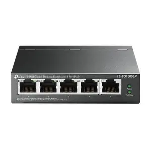 Switch TP-LINK TL-SG1005LP, Gigabit, 5 Porturi, PoE