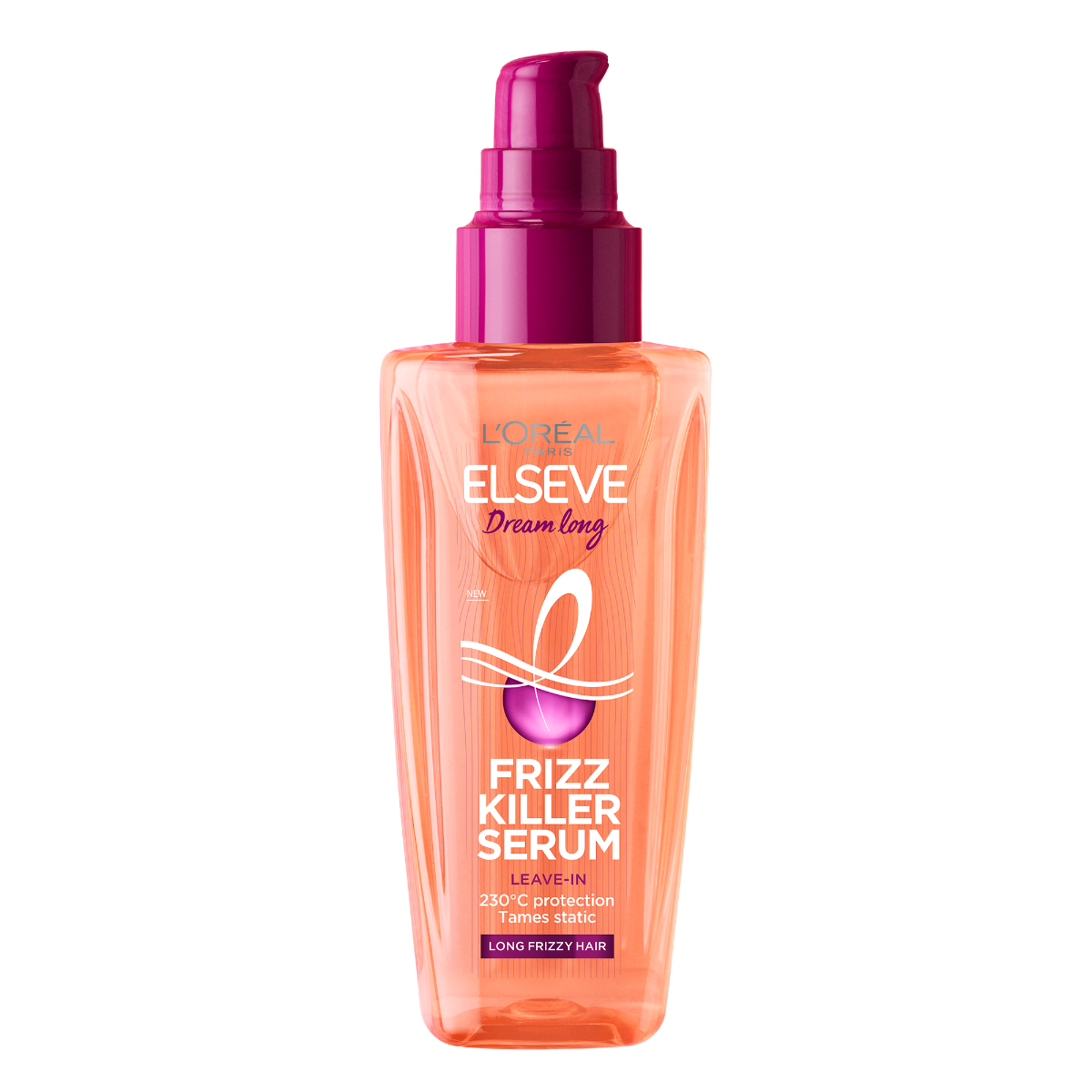 Ser pentru par cu protectie termica Frizz Killer Dream Long, 100ml, Elseve