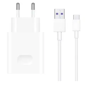 Incarcator Retea Huawei Super Charge CP404, Max. 22.5 W, Cablu USB Type-C (Alb)