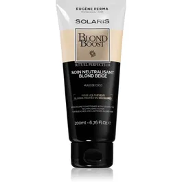 EUGÈNE PERMA Solaris Blond Care balsam hidratant de neutralizare tonuri de galben 200 ml