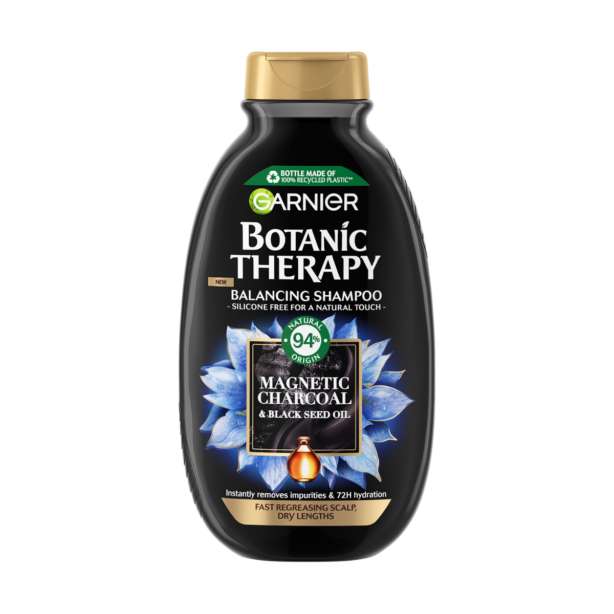 Sampon Magnetic Charcoal, 400ml, Botanic Therapy