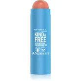 Rimmel Kind & Free machiaj multifuncțional pentru ochi, buze și față culoare 002 Peachy Cheeks 5 g