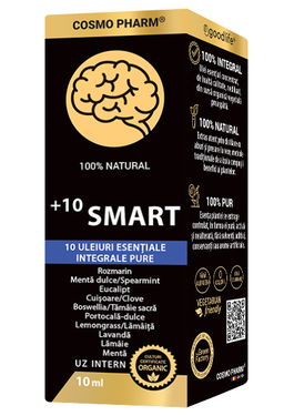 Mix de uleiuri esentiale integrale +10 Smart, 10ml, Cosmopharm