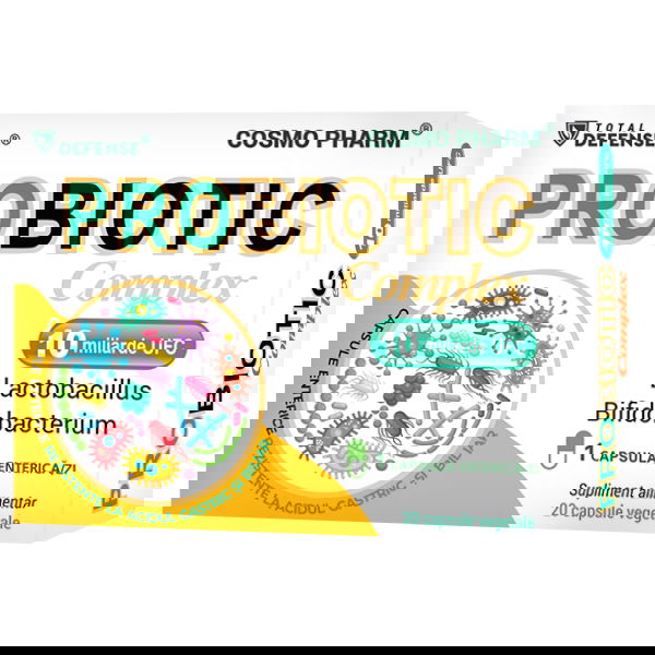 Probiotic Complex 10mld UCF, 20 capsule, Cosmopharm