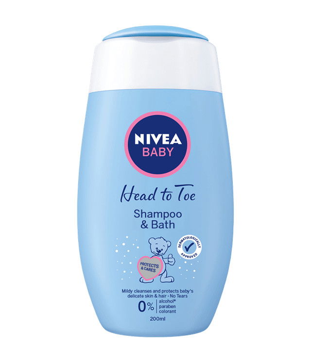 NIVEA Baby sampon-spuma baie 200ml 80552